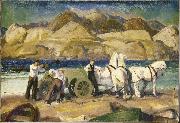 George Wesley Bellows The Sand Cart oil on canvas